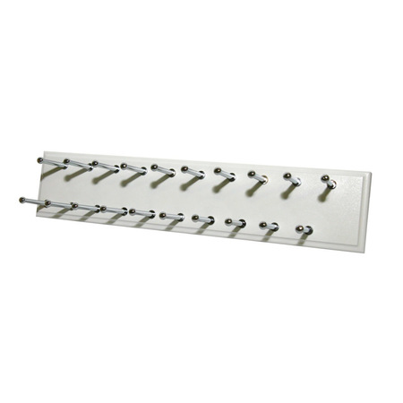 EASY TRACK SLIDING TIE RACK SS WHT RA1200